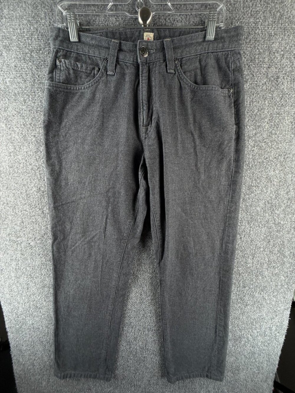 Agave Denim Jeans Mens No. 11 Classic Fit Gray Jeans Wildwash USA ACTL 31X29